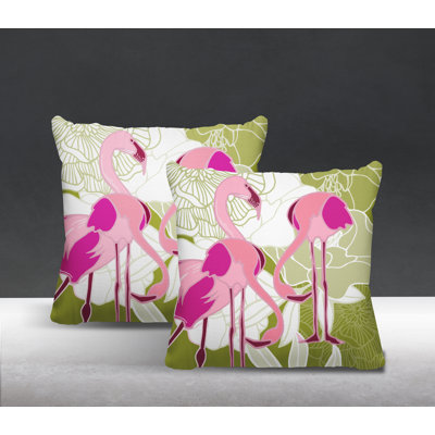 Outdoor Reversible Throw Pillow