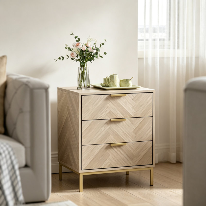 50.2 cm W Bedside Table