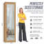 Modern Entryway Hall Tree with Wardrobe, Drawers & Coat Rack – Freestanding Hallway Storage Cabinet for Entryway, Mudroom, Bedroom & Foyer-538373208