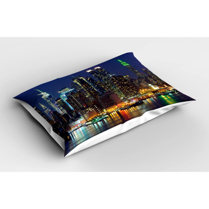 Nyc Polyester Sham Set, Queen