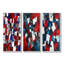 «Unity In Force Usa Flag Fragments I» - États-Unis, collection de reproductions sur toile Patriotist-1954221512-1954221519-1954221509