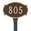 Plaque d'adresse sur 1 ligne Cambridge-1004090185-1004090204
