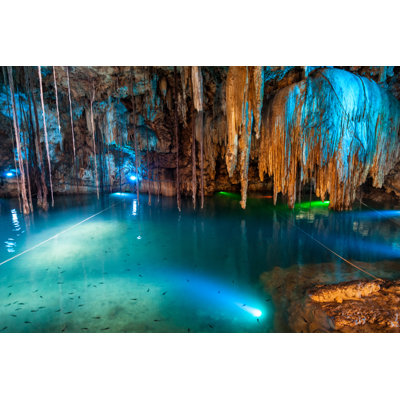 " Cenote Dzitnup Near Valladolid, Mexico "