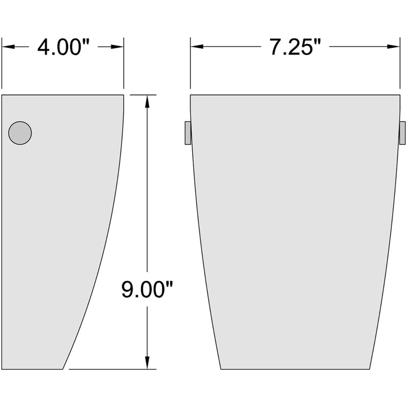 Rudchester Flush Mounted Sconce, Incandescent