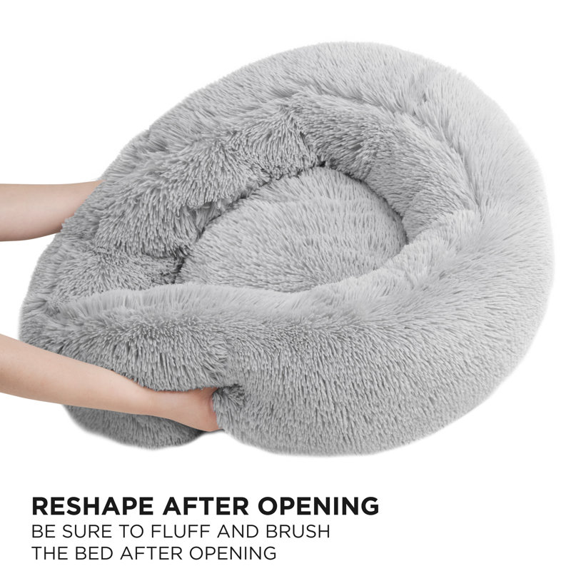 Juicy Couture Fur Donut Pet Bed Reviews Wayfair