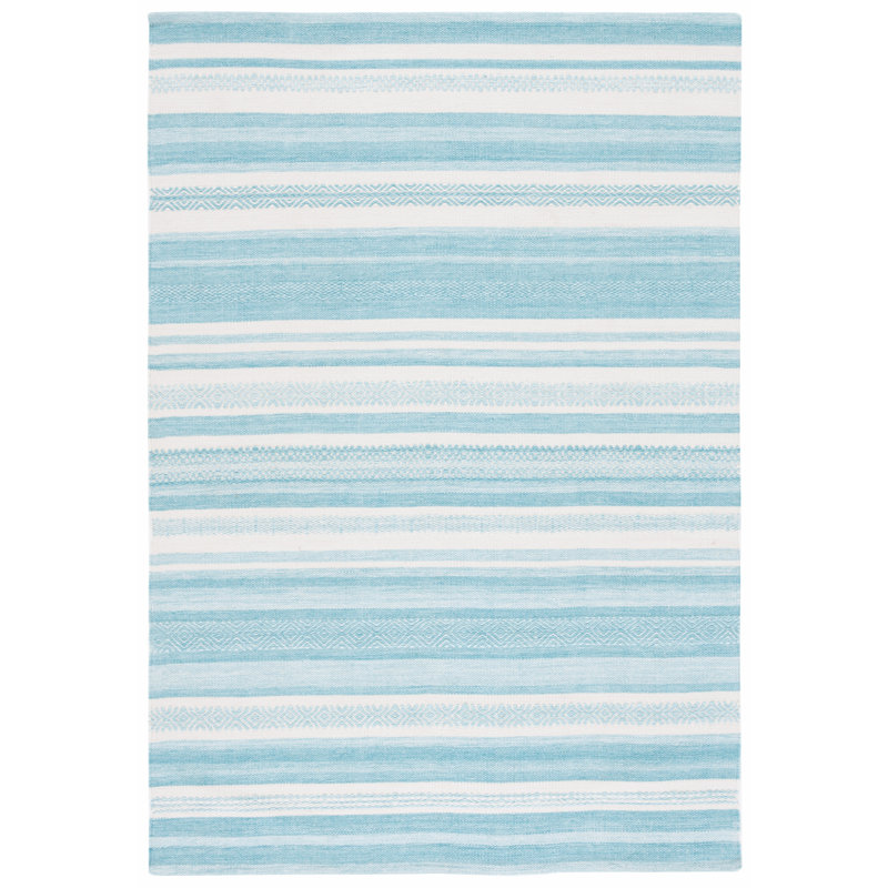 Gayatri Striped Kilim Hand Woven Performance Southwestern Rug, Rectangle 4' x 6'