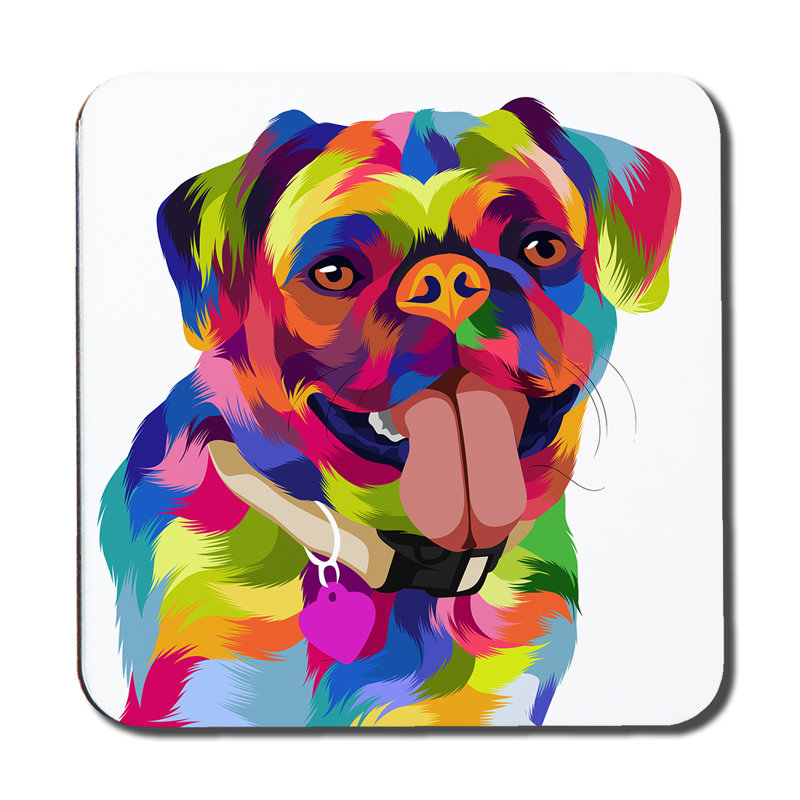 Dubeck Square 6 Piece Coaster Set