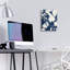  'Blueplay' by Design Fabrikken Acrylic Glass Wall Art, 12" x 16"