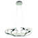 Knutsford Geometric Dimmable LED Chandelier With White Acrylic Diffuser
