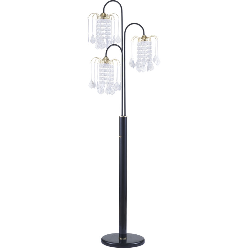 Hawkes 63'' Tree Floor Lamp, Black