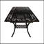 PHOENIX Expandable Aluminum Dining Table For Outdoor Use, Stylish And Functional With Lattice-And-Botanical Design