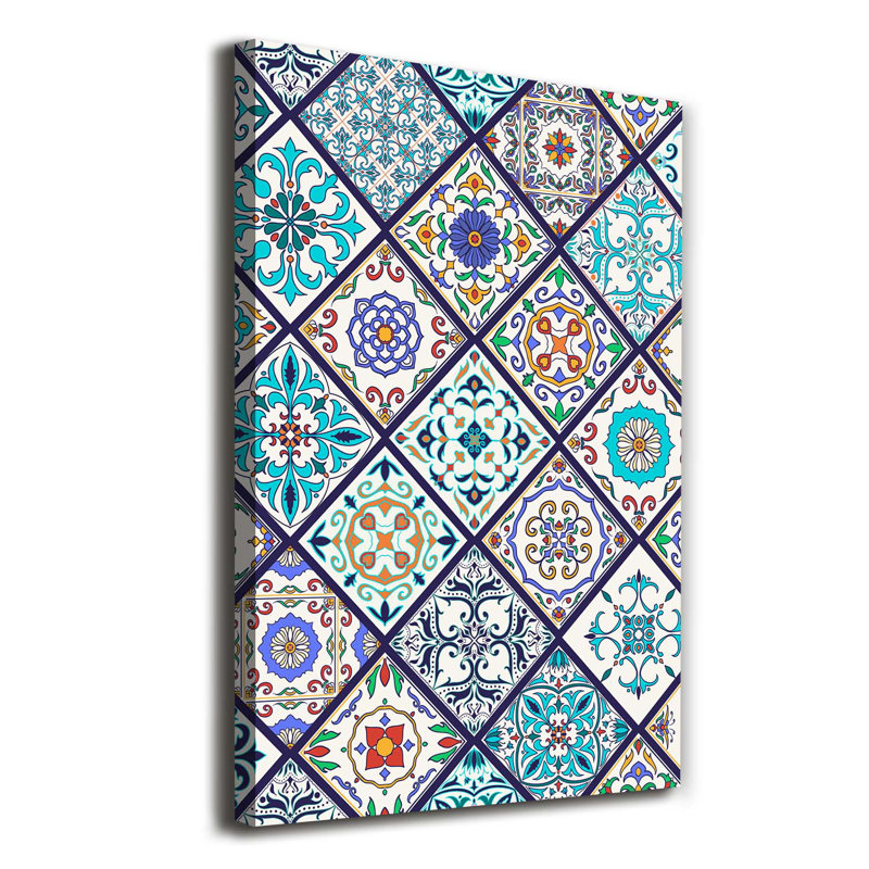 Ceramic Tiles - Wrapped Canvas Print