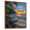 Photo panoramique de la plage rocheuse au lever du soleil III - Décoration murale plage