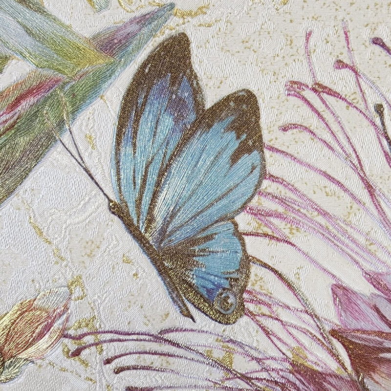 Papier peint métallique Annek Floral Tropical