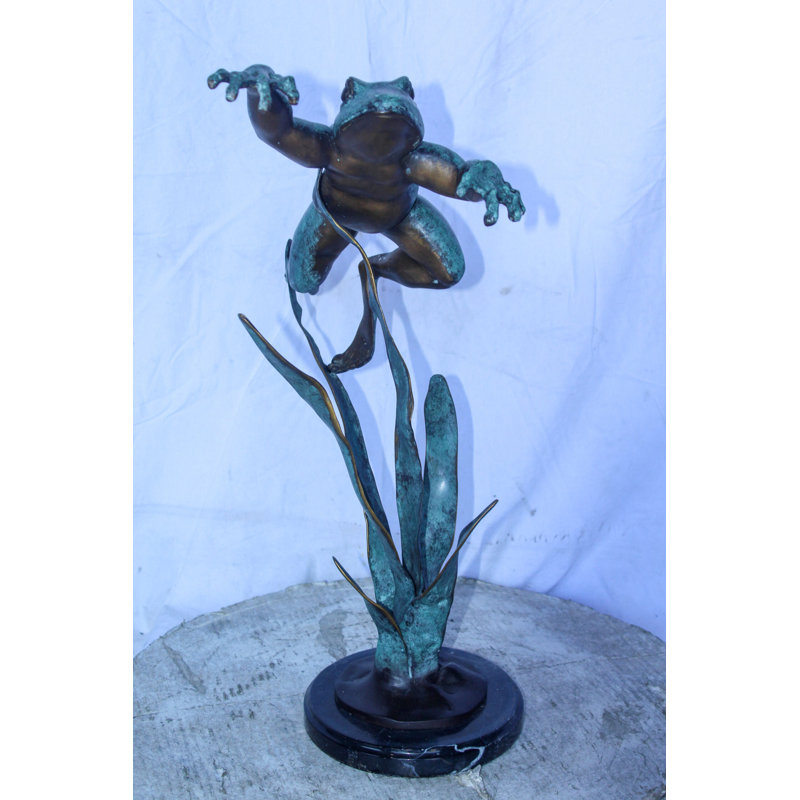 Statue bronze 23 po x 11 po x H 24 po Nifao