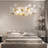 Ceramic Ginkgo Leaf  Kimberland 6 - Light Chandelier L31.5 Inch Branch Chandelier-1156790608