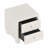 Elegant Velvet Nightstand With 2 Drawers And Crystal Handle, Storage Bedside Table With Button-Tufted-1957533875