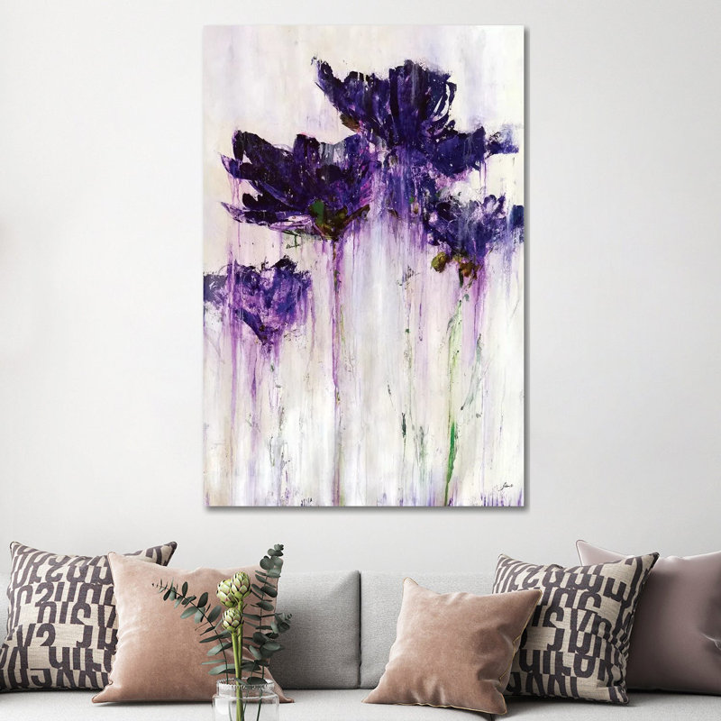 Floral Fountain by Julian Spencer - Wrapped Canvas Print, 152.5 cm H x 101.5 cm W