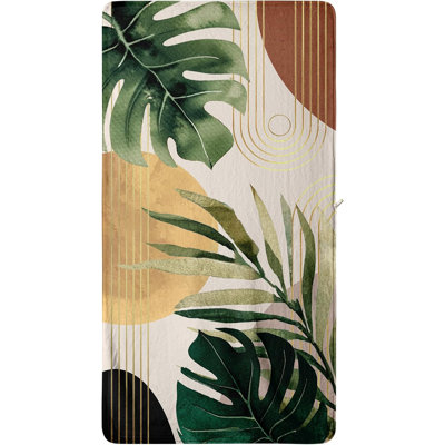 Serviette de bain en microfibre Boho, serviette de bain en microfibre pour salle de bain 32 po x 63 po Plus, vous recevrez un sac fourre-tout en toile de style plage