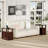 2-Drawer Farmhouse End Table With Built-In Outlets-732777270