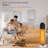HomCom 1500 Watt 6450 BTU Electric Tower Space Heater with Adjustable Thermostat , Remote Included and with Digital Display
