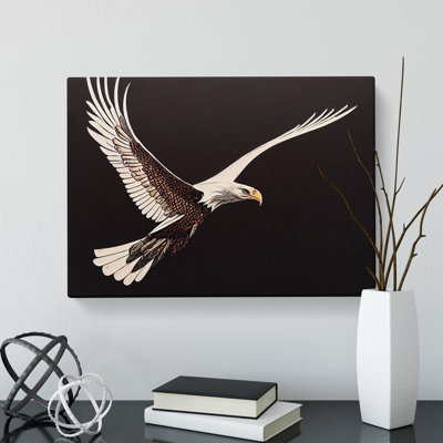 Delightful Eagle Bird - Wrapped Canvas Print