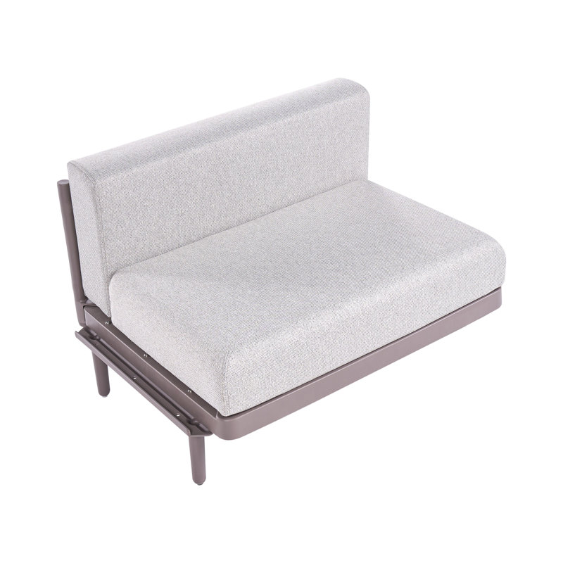 Garden Sofa Extension Module FERRETTI Taupe