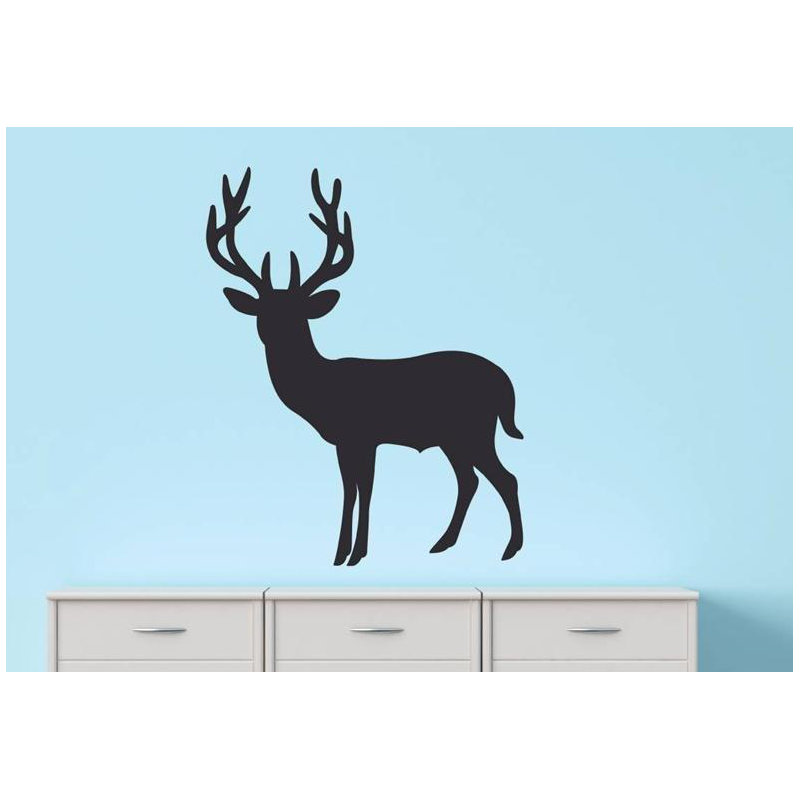 Décalcomanie murale tige de cerf