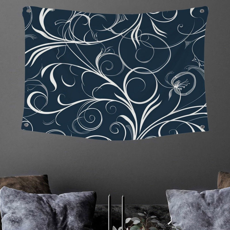 Microfiber Fabric Tapestry, 88" H x 104" W
