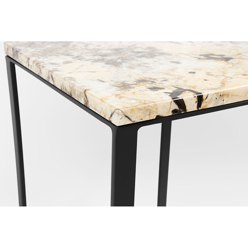 Achillefs Frame End Table, Black