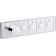 Anthem Four-Outlet Thermostatic Valve Control Panel With Recessed Push-Buttons