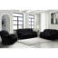 Siège inclinable en tissu noir avec option manuelle de 41,48 po Largeur