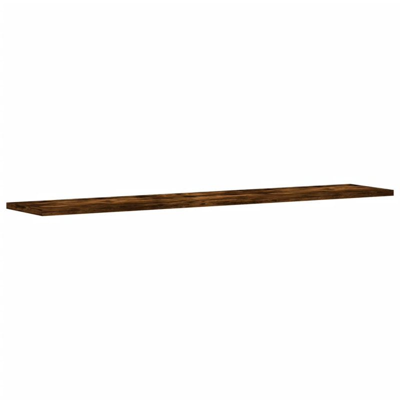 Thresa Bracket Shelf, 0.6 in H × 39.4 in W × 7.9 in D, Smoked Oak