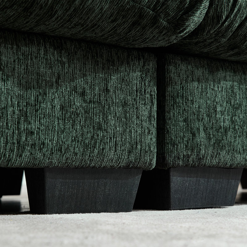 Canapé modulaire 90,55 po Modern, Vert