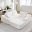 Canapé modulaire à compression douce 2 pièces avec tissu texturé, canapé 3 places et méridienne gauche Anglica-118026026
