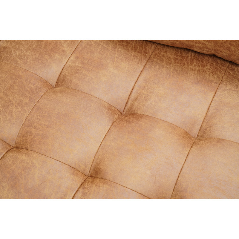 Arkeria Upholstered 57.9'' Loveseat, Golden