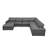 Rowith Top-Grain Leather Large Seating Modular Sectional-2058781054