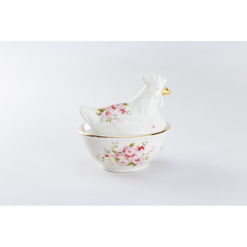 Sugar And Creamer Set with Lid