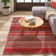 Tarren Handwoven Wool Red Rug