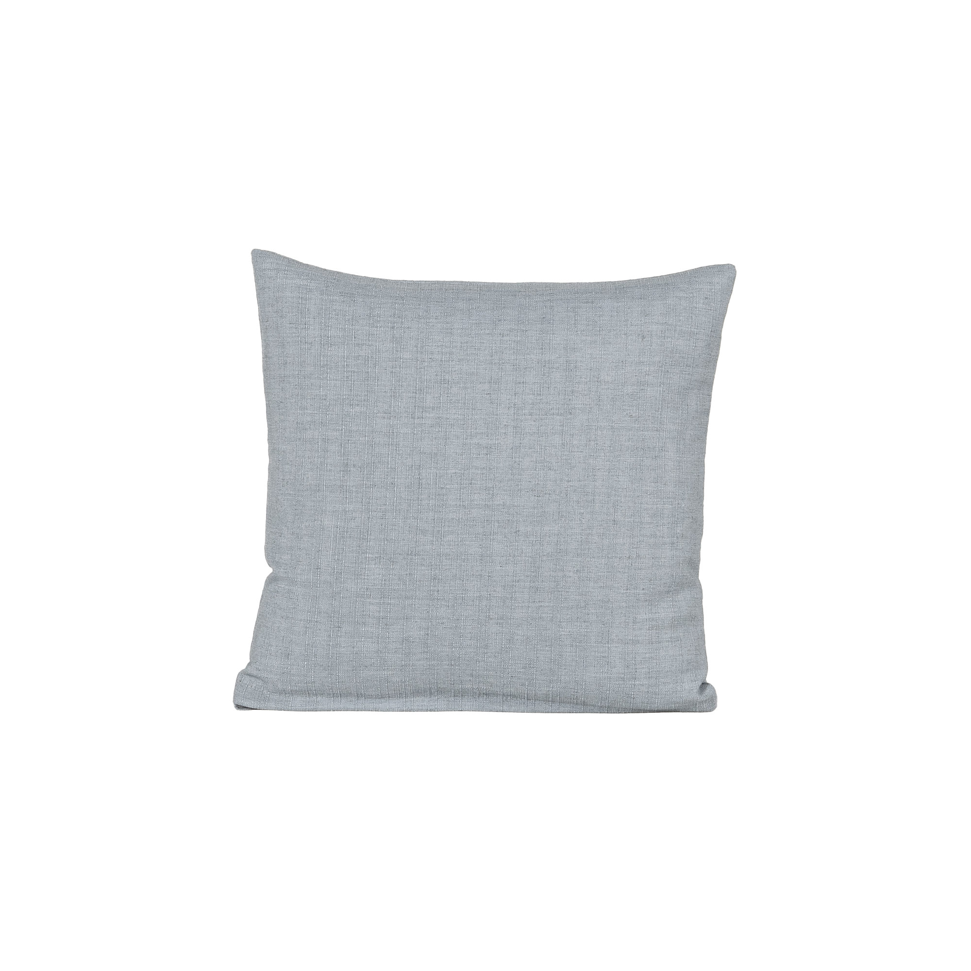 Indy Faux Linen Accent Pillow, Blue, Polyester, Square 20"