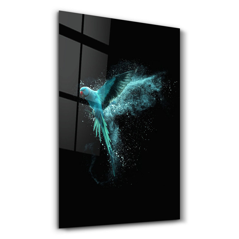 Peinture décorative en verre trempé