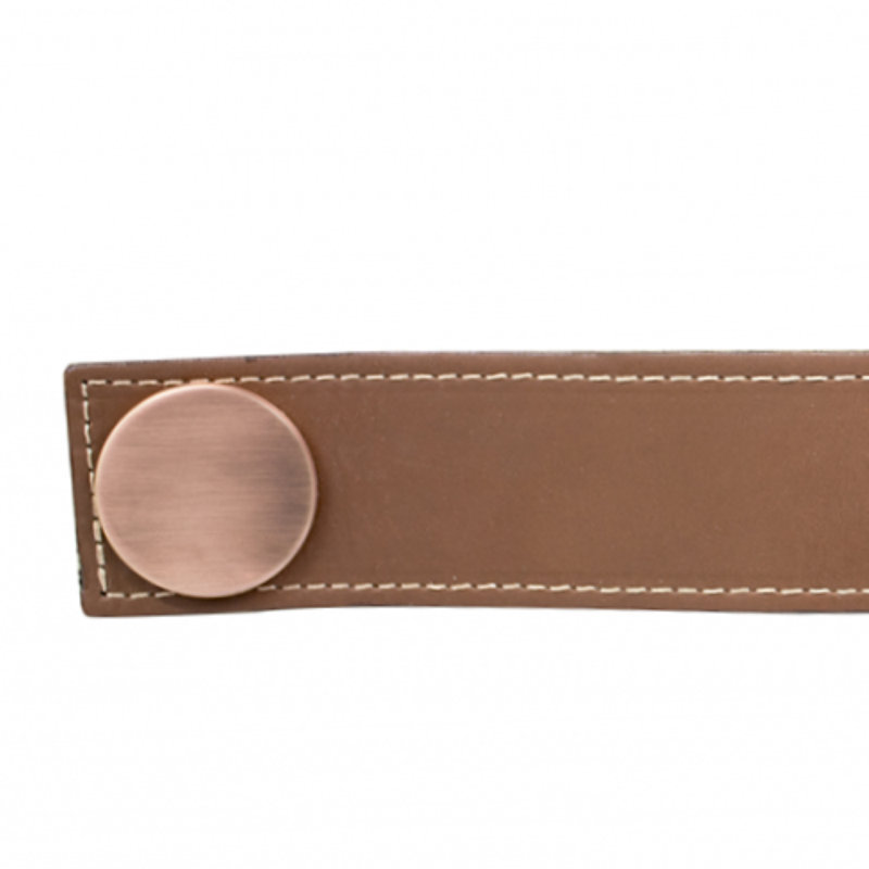 Garage Handle Center, Brown Leather