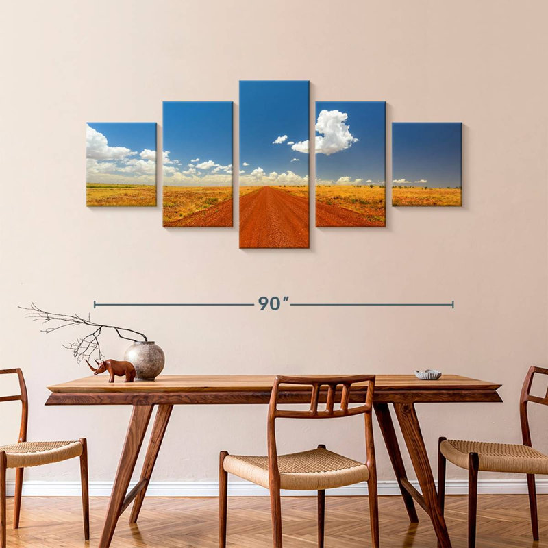 Australian Outback Road, 42" H x 92" W