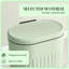 HOMCOM Pedal Bin Fingerprint Proof Soft-close Lid-981950648-981950646