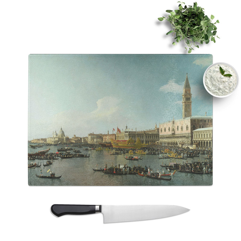 Ascension Day Vol.2 by Giovanni Canaletto Chopping Board, 0.4cm H x 29cm W x 39cm L