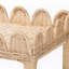 Table d'appoint Xylia Rattan and Acogany