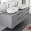 Lavabo de salle de bain moderne ovale en acrylique blanc 24 po x 14 po pour meuble-lavabo, hygiénique et résistant aux rayures-466647944
