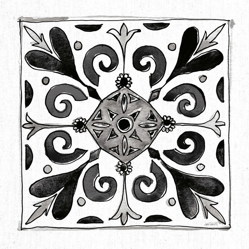 Citron Tiles I BW, H 20 po x l 20 po x P 1,25 po