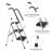 3 Step Stool Steel Folding Step Ladder With Handrail
