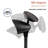 Black Solar Powered Integrated LED Metal Pathway Light